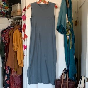 Everlane blue t shirt dress